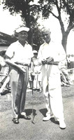 Dick Price and his coach Mike Murra WCC pro Circa 1940