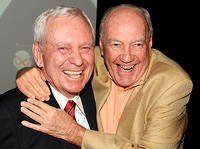 Eddie Merrins (left) and Vickers shared a moment together recently during a celebration honoring Merrins' 50th anniversary as the Head Professional at Bel-Air Country Club.