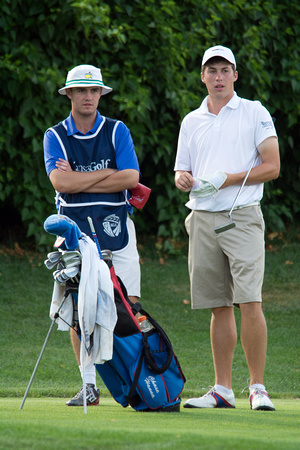 Chase Hann and caddie Danny Summers