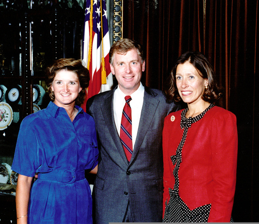 Deb Richard at White House with Dan Quayle