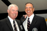 Bill Knox (left) with USGA Committeeman Gene McClure