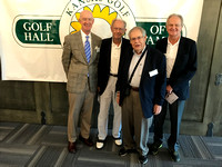 KGF Executive Director Phil Miller with HOF Members Jerry Waugh, Frank Kirk, Fred Rowland